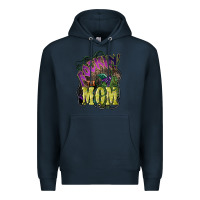 Navy Rockin the mom Mother's Day Premium Hoodie - HowdyJamesFarm
