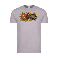 Vintage Zinc western horses Vintage Tee - MaliasSmallBusiness