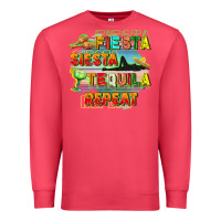 Cardinal Fiesta siesta tequila repeat Premium Sweatshirt - FaDigitalArtStudio
