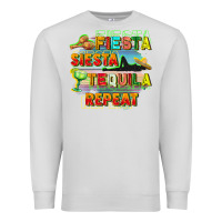 Fiesta Siesta Tequila Repeat Premium Sweatshirt | Teevron
