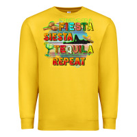 Lemon Fiesta siesta tequila repeat Premium Sweatshirt - FaDigitalArtStudio