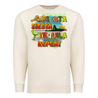 Sandshell Fiesta siesta tequila repeat Premium Sweatshirt - FaDigitalArtStudio