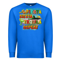 True Royal Fiesta siesta tequila repeat Premium Sweatshirt - FaDigitalArtStudio