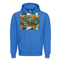 True Royal western crosses and sunflowers Zipper Hoodie - TumblerDesignByShophia