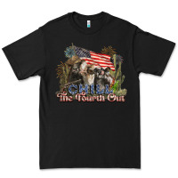 Black chill the fourth out cows 4th july america Premium Tee - NancyCooperArtShop