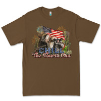 Cacao chill the fourth out cows 4th july america Premium Tee - NancyCooperArtShop
