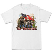 White chill the fourth out cows 4th july america Premium Tee - NancyCooperArtShop