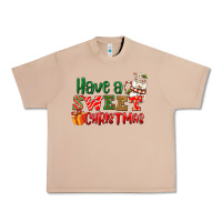Burro Have a sweet Christmas Urban Heavy Tee - NancyCooperArtShop