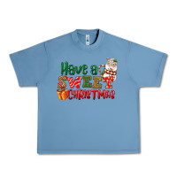 Pebble Blue Have a sweet Christmas Urban Heavy Tee - NancyCooperArtShop