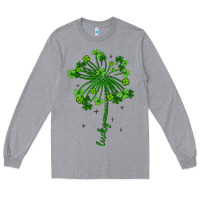 Heather Grey lucky st patrick s day Long Sleeve Tee - Artiststas