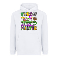 White throw me something mister mardi gras olivia Heavyweight Hoodie - OliviaCreatesArt