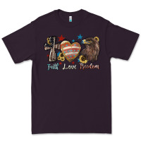 Plum faith love freedom usa Premium Tee - NancyCooperArtShop