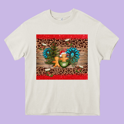 Christmas Trees Gemstone Heavy Core Tee Designed By Adodesignshop