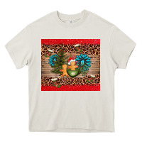 Cream christmas trees gemstone Heavy Core Tee - AdoDesignShop