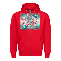 Red every patient leaves a paw print in my heart Zipper Hoodie - TumblerDesignByShophia