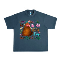 Midnight Navy i may look calm but in my head ive pecked you 3 ti Urban Heavy Tee - JahusDesignShop