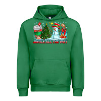 Emerald Jingle All The Way Urban Hoodie - CowhideDigitalArt