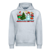 Heather Grey Jingle All The Way Urban Hoodie - CowhideDigitalArt
