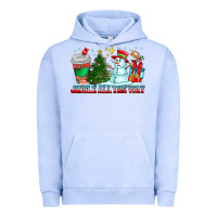 Pigment Grape Ice Jingle All The Way Urban Hoodie - CowhideDigitalArt