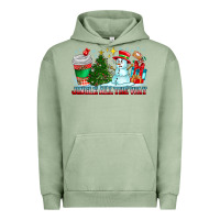 Pigment Oil Green Jingle All The Way Urban Hoodie - CowhideDigitalArt