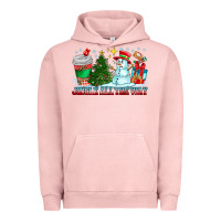 Pigment Salmon Jingle All The Way Urban Hoodie - CowhideDigitalArt