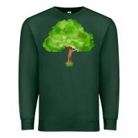 Sports Green tree fa element 1 Premium Sweatshirt - FaDigitalArtStudio