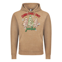 Vintage Coffee christmas tree junkie Vintage Hoodie - MaliasSmallBusiness