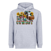 Heather Grey hey cowbow Heavyweight Hoodie - OliviaCreatesArt