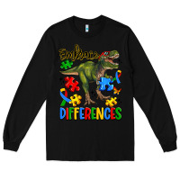 Black embrace differences Long Sleeve Tee - Artiststas
