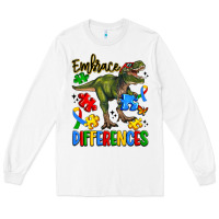 White embrace differences Long Sleeve Tee - Artiststas