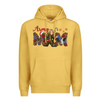 Antique Gold Christmas army mom mother's day Premium Hoodie - HowdyJamesFarm