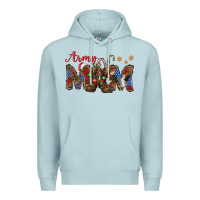 Christmas Army Mom Mother's Day Premium Hoodie | Teevron