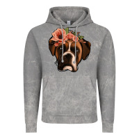Cloud Rock floral boxer Vintage Hoodie - Jasminsmagicworld