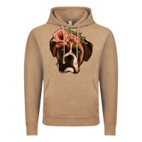 Vintage Coffee floral boxer Vintage Hoodie - Jasminsmagicworld