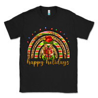 Black Happy holidays elf gnome Classic Tee - NancyCooperArtShop
