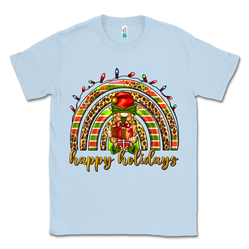 Happy Holidays Elf Gnome Classic Tee by NancyCooperArtShop | Teevron