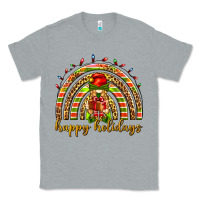 Heather Grey Happy holidays elf gnome Classic Tee - NancyCooperArtShop