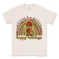 Natural Happy holidays elf gnome Classic Tee - NancyCooperArtShop