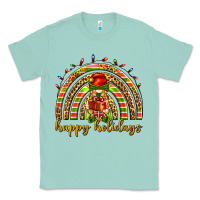 Seafoam Happy holidays elf gnome Classic Tee - NancyCooperArtShop