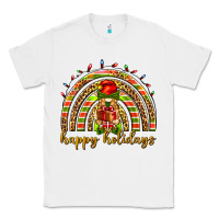 White Happy holidays elf gnome Classic Tee - NancyCooperArtShop