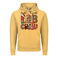 Vintage Mustard santa s favorite lab crew Vintage Hoodie - MaliasSmallBusiness