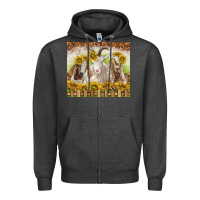 Charcoal Heather goats Zipper Hoodie - TumblerDesignByShophia