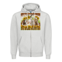 Dove Grey goats Zipper Hoodie - TumblerDesignByShophia