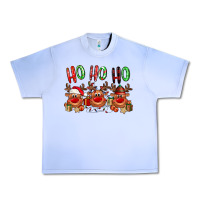 Grape Ice Ho ho ho Reindeer Urban Heavy Tee - NancyCooperArtShop