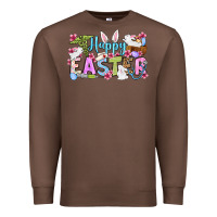 Chestnut Happy Easter Nurse Premium Sweatshirt - OliviaCreatesArt