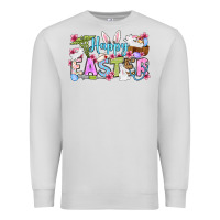 Dove Grey Happy Easter Nurse Premium Sweatshirt - OliviaCreatesArt