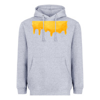 Heather Grey honeydrip fa element Heavyweight Hoodie - FaDigitalArtStudio