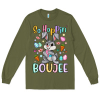 Army Green so hoppin boujee Long Sleeve Tee - Artiststas