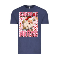 Vintage Denim santas favorite nurse Vintage Tee - MaliasSmallBusiness