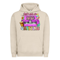 Pigment French Oak Just A Girl Who Loves Crafting Urban Hoodie - CowhideDigitalArt